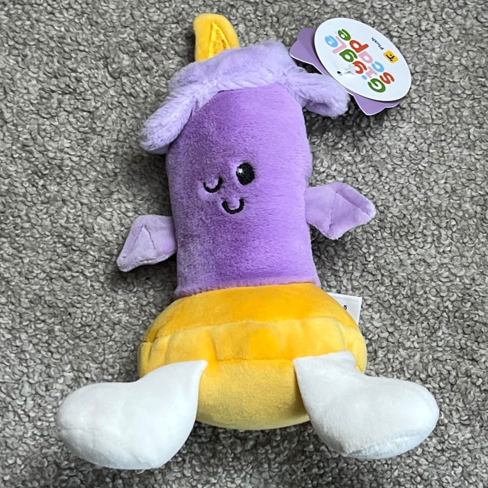 Gigglescape Kids Monster Plush Stuffed Animal Toy Purple One Size